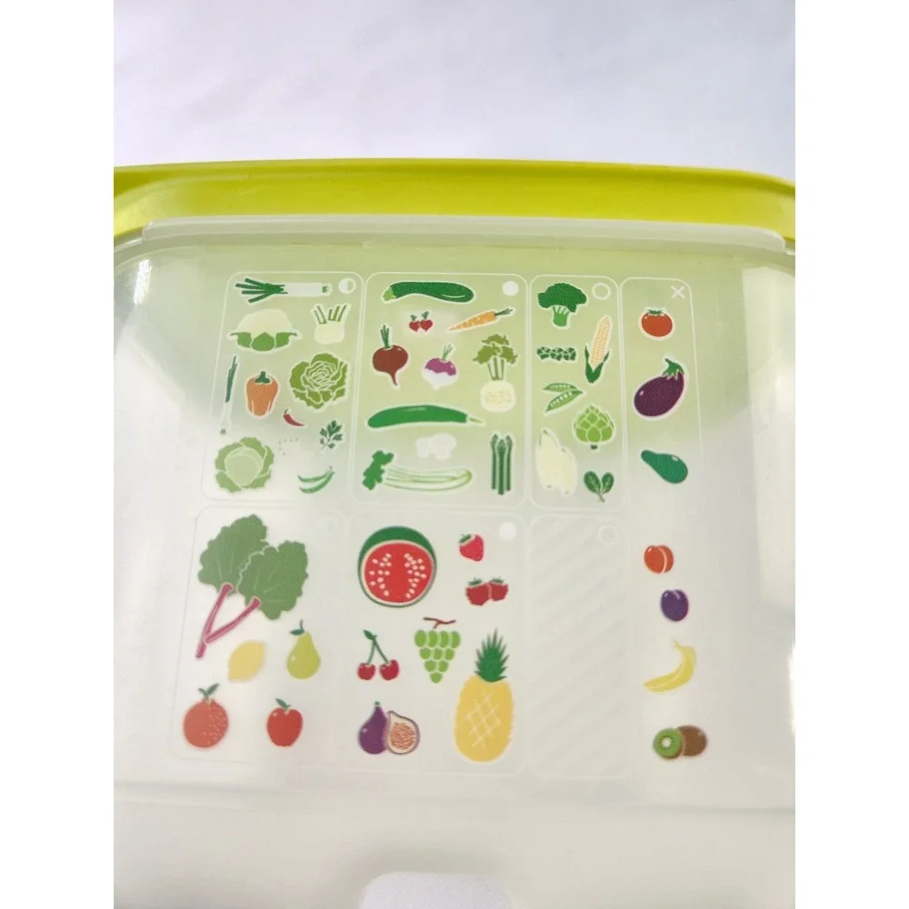 Tupperware FridgeSmart Medium Small Deep 1 gal./4.4L-Fruit Vegetable Keeper 1.8